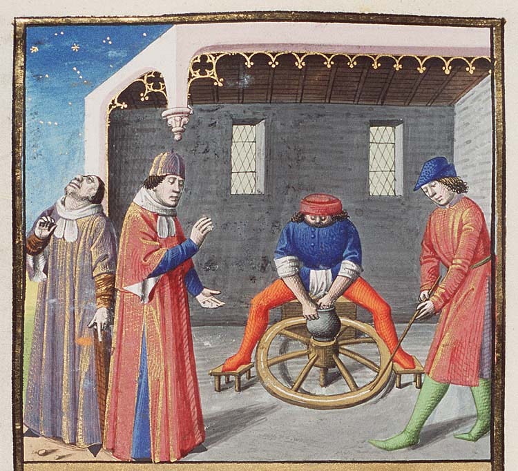 image-7-Nigidius-and-his-argument-about-the-fate-of-twins-derived-from-the-potter’s-wheel-The-City-of-God-1475-1480-MMW-10-A-11-fol.-232v.